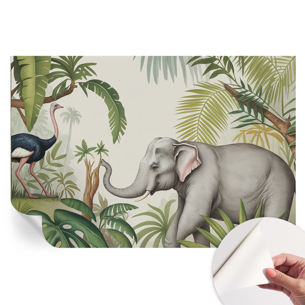 Samolepicí fototapeta do ložnice Exotická scéna