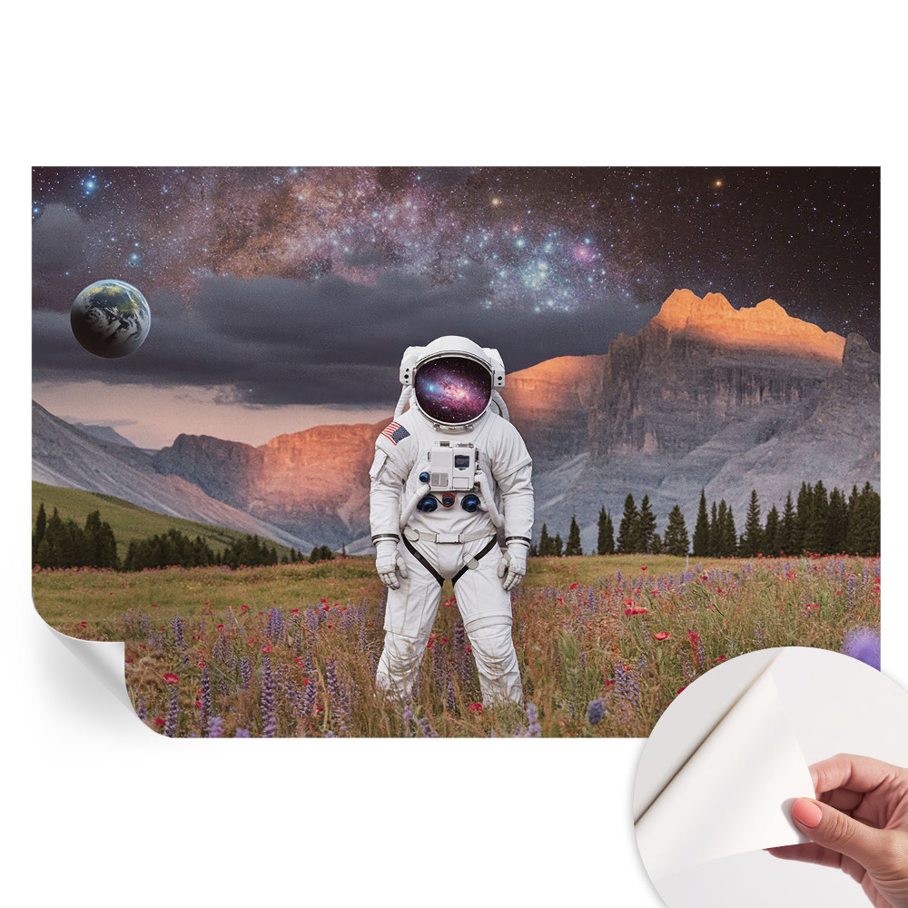 Samolepicí fototapeta Kosmická krajina do ložnice