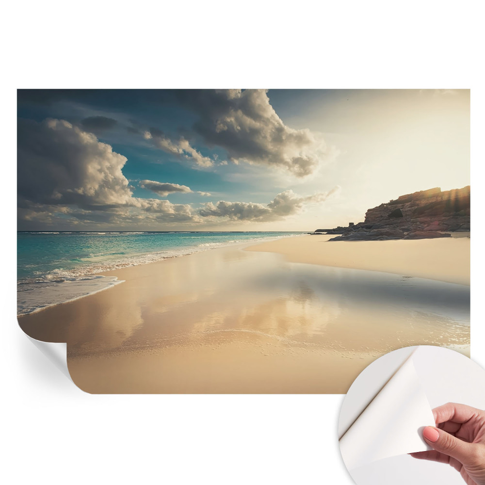Samolepicí fotografická tapeta Slunečné pobřeží