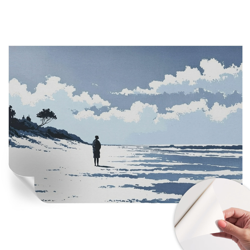 Samolepicí fototapeta do ložnice Ticho na pláži