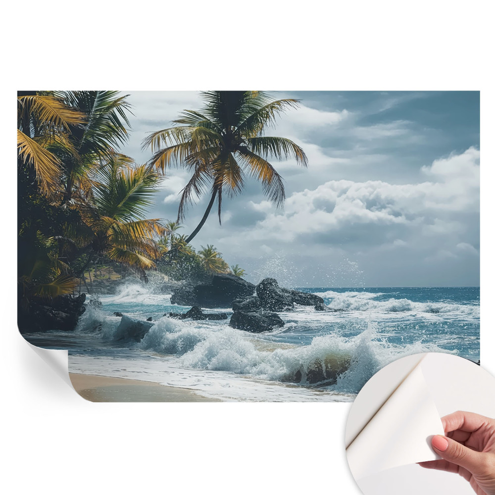 Samolepicí fototapeta Exotická pláž