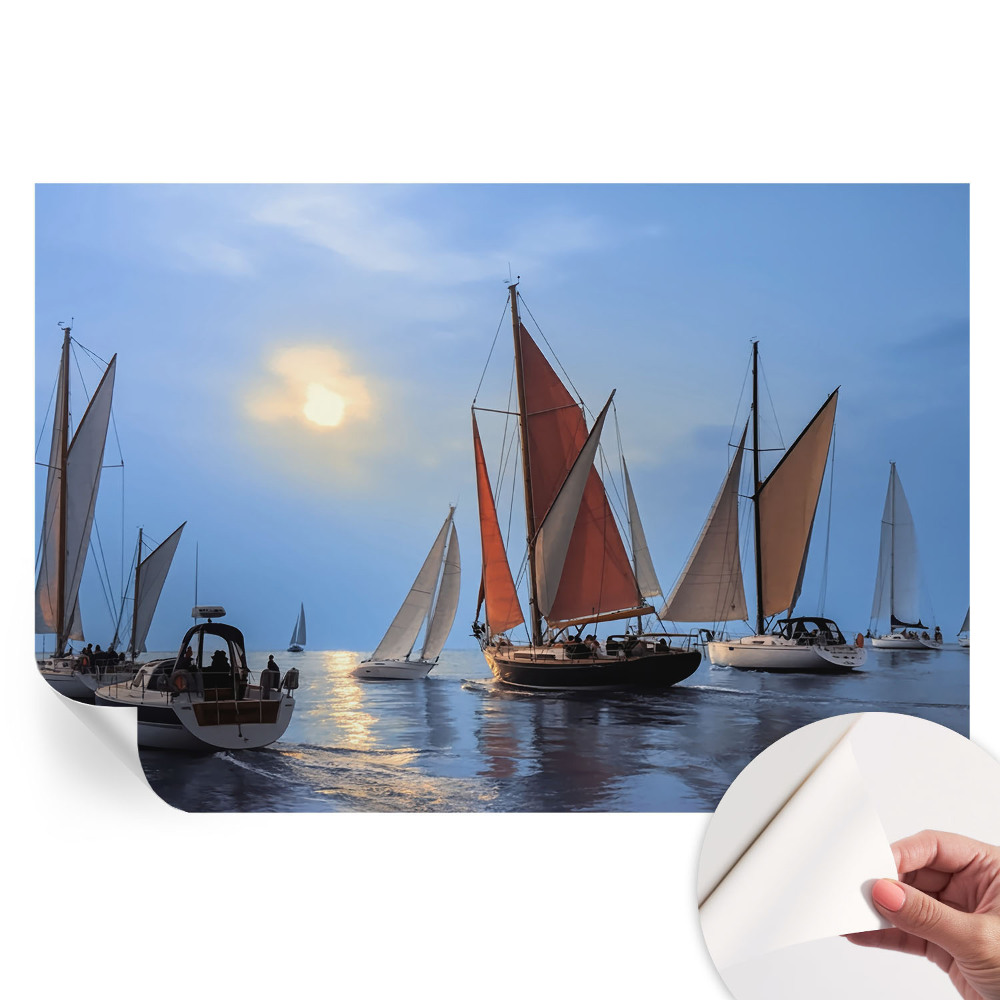 Moderní fototapeta do obývacího pokoje Dobrodružství na plachetnici