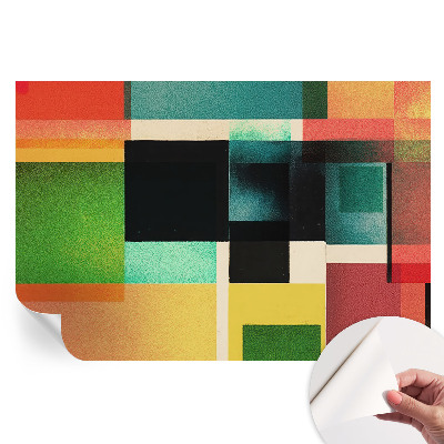 Samolepicí fototapeta Geometrická abstrakce do ložnice