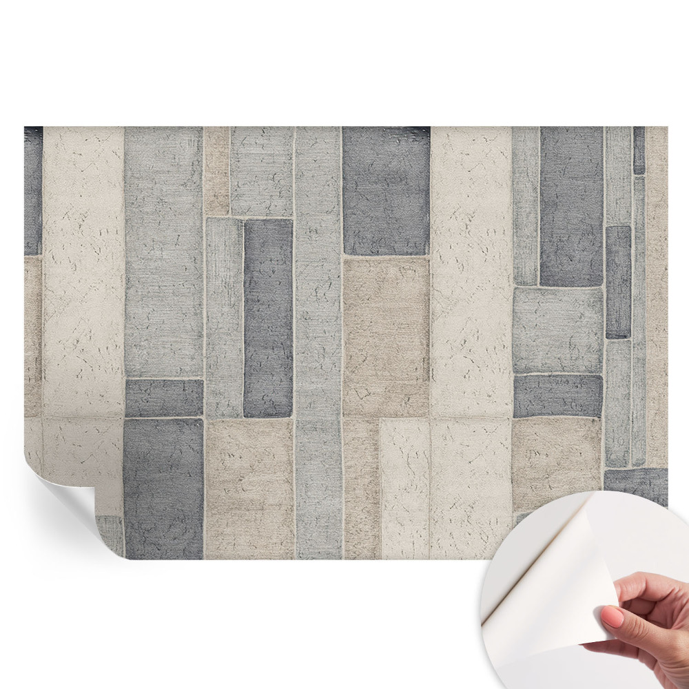 Samolepicí fototapeta do ložnice Geometrická mozaika