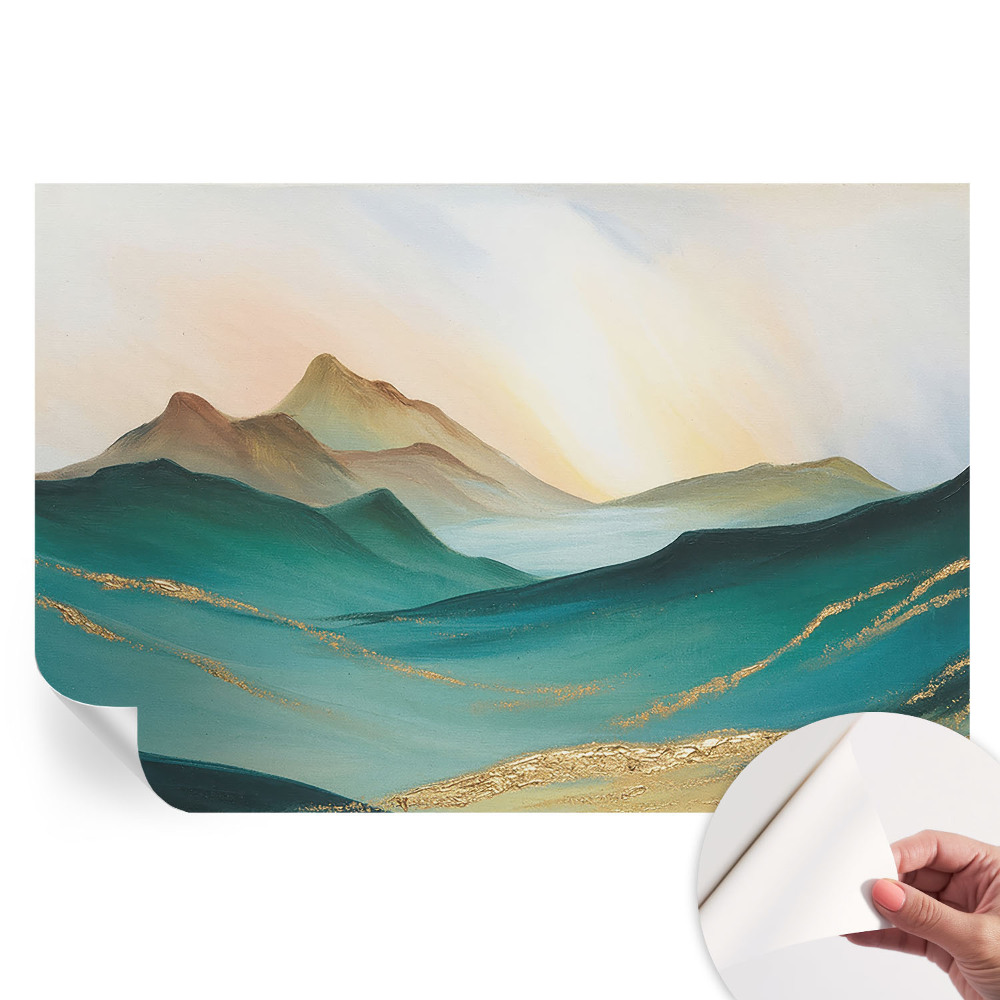 Samolepicí fototapeta do ložnice Klidná krajina