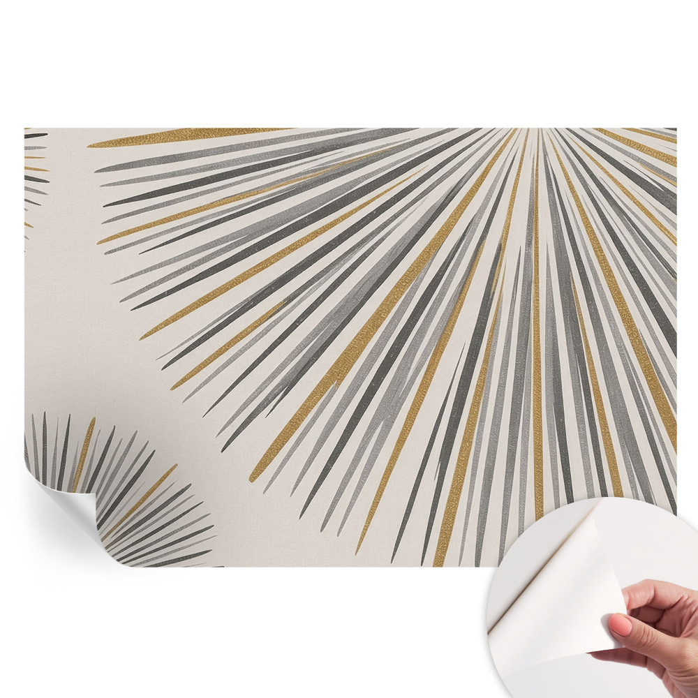 Samolepicí fototapeta Geometrické vějíře