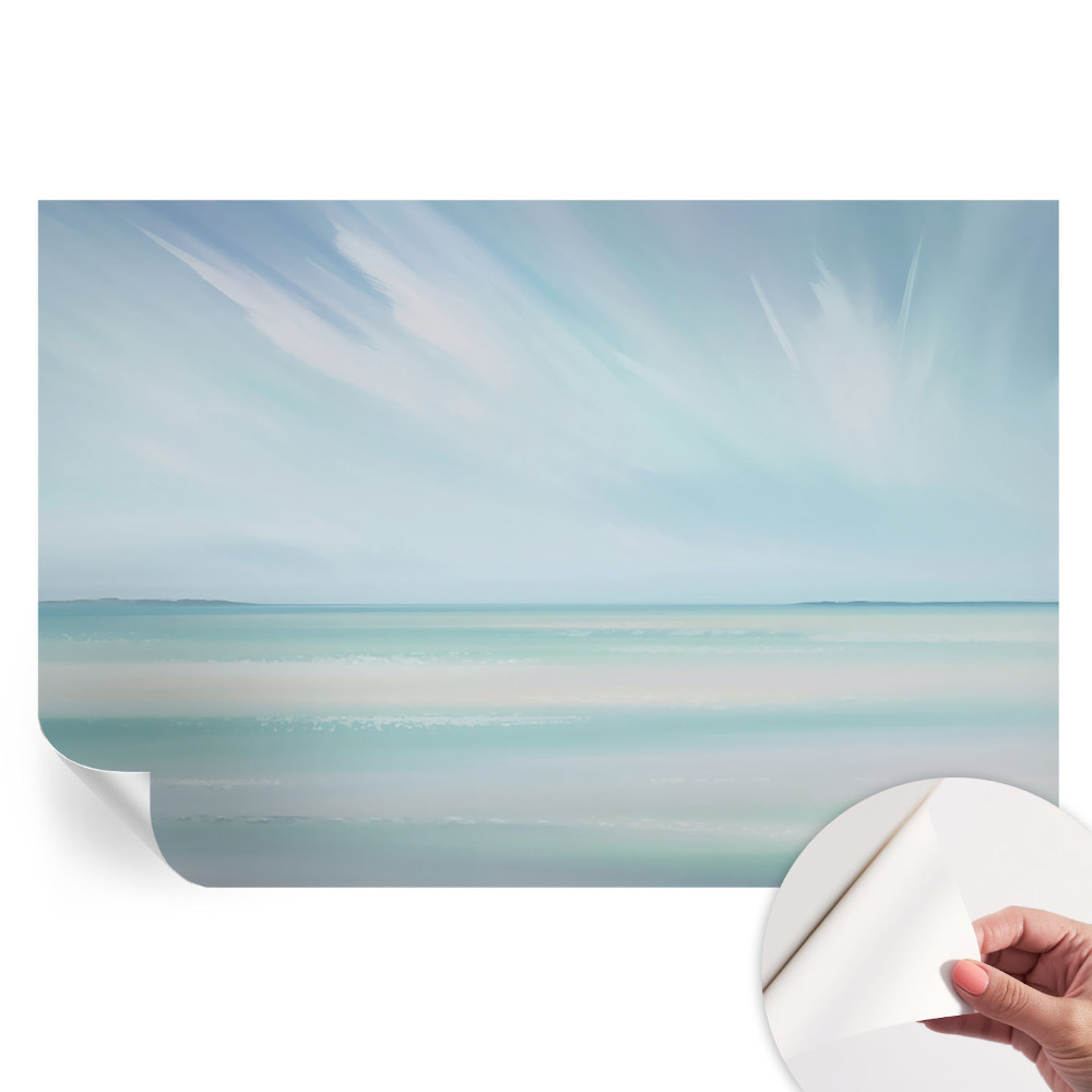 Samolepicí tapeta do obývacího pokoje Klidné moře