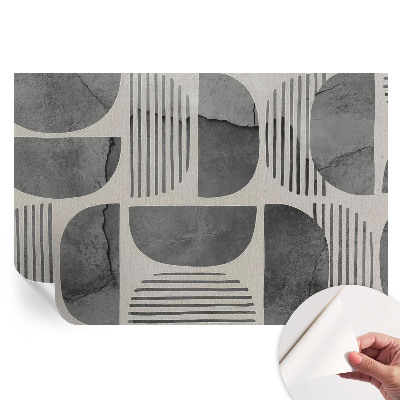 Samolepicí fototapeta s geometrickými tvary