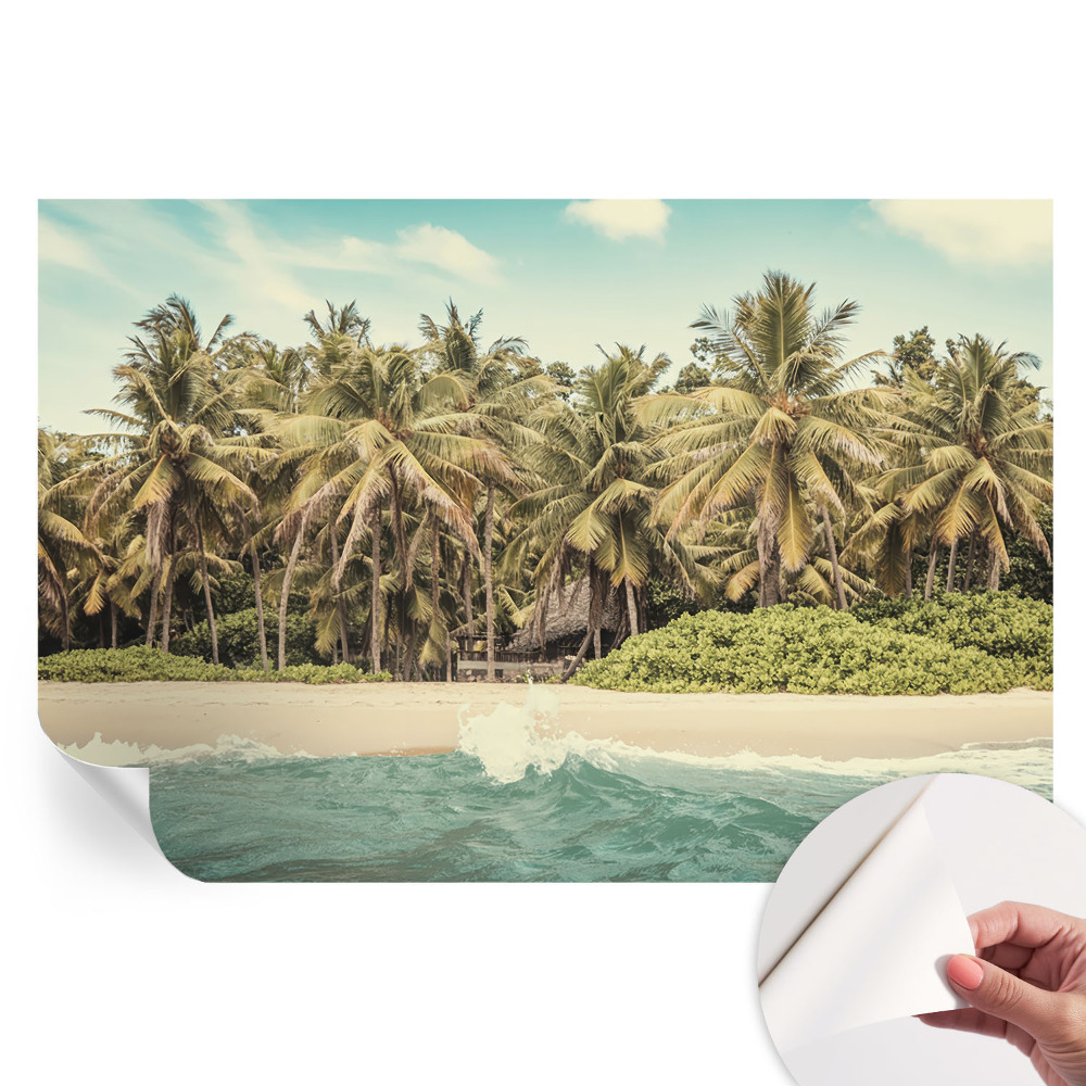 Moderní fototapeta do obývacího pokoje Tropická pláž