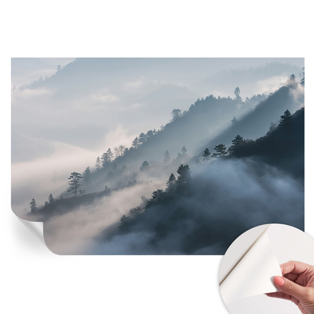 Samolepicí fototapeta Mlžná krajina