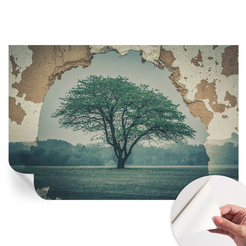 Samolepicí fotografická tapeta Osamělý strom