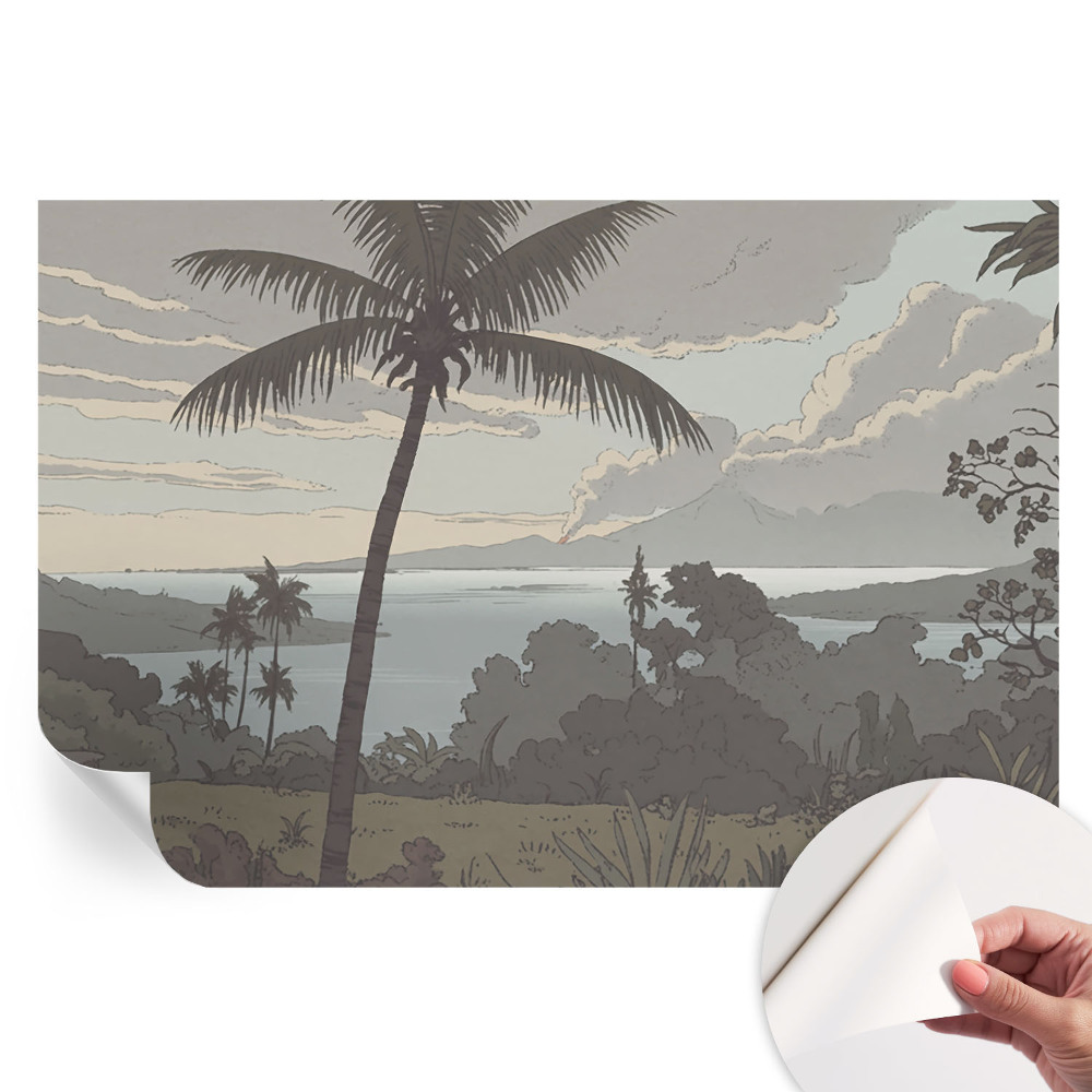 Samolepicí fototapeta do ložnice Exotická krajina