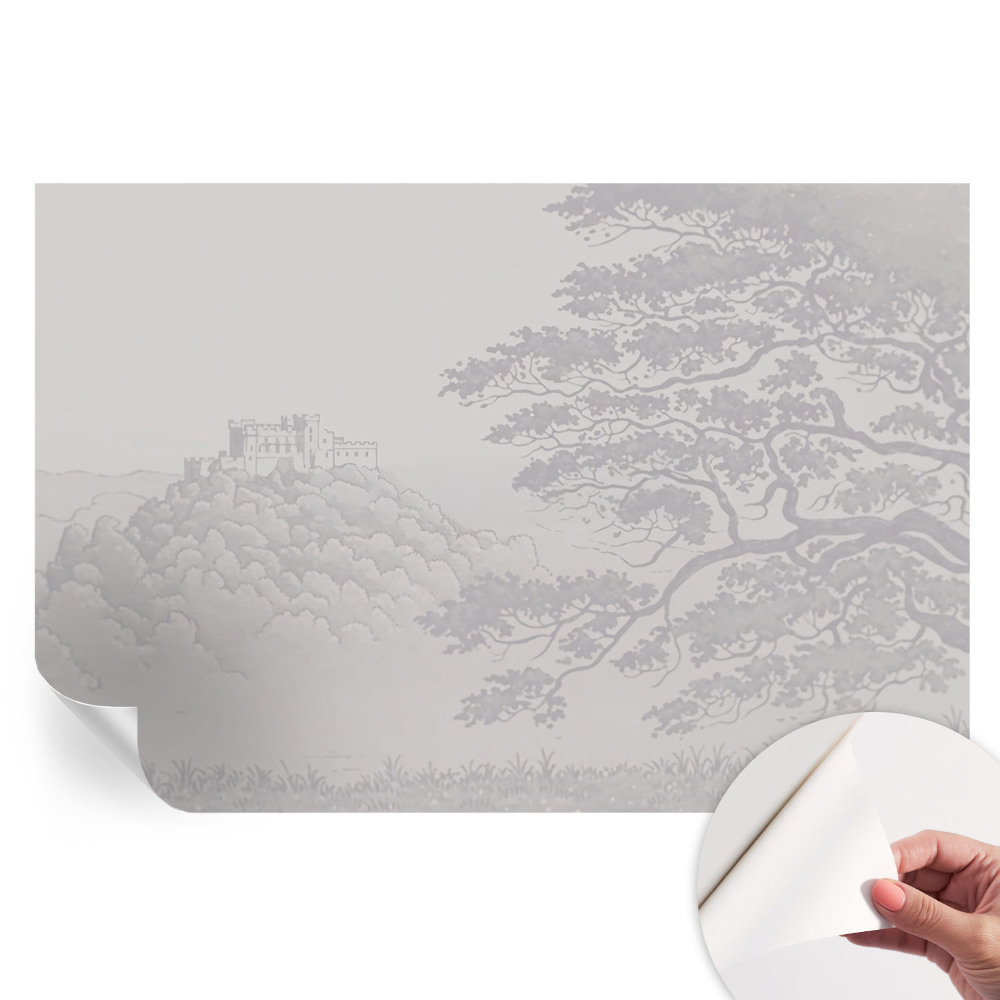 Samolepicí fototapeta do ložnice Hradní krajina