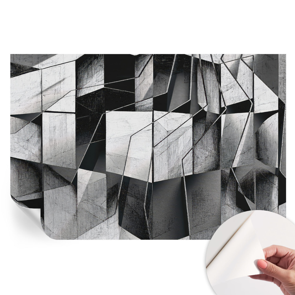 Moderní fototapeta do obývacího pokoje Geometrická abstrakce