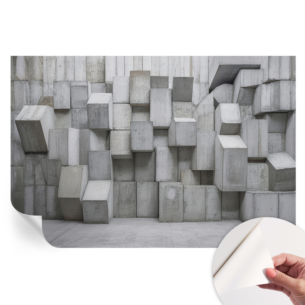 Samolepicí fototapeta Betonové bloky
