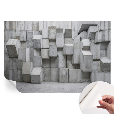 Samolepicí fototapeta Betonové bloky
