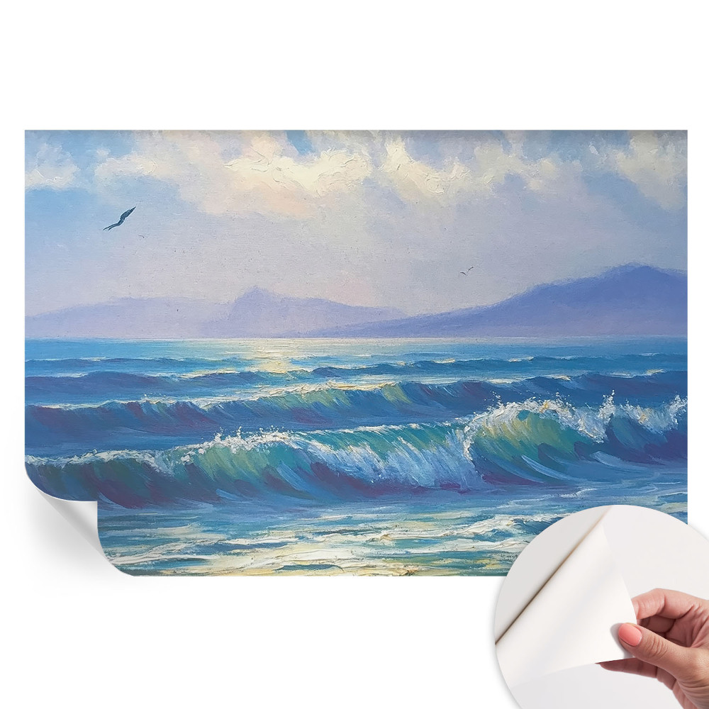 Samolepicí fototapeta Mořské vlny