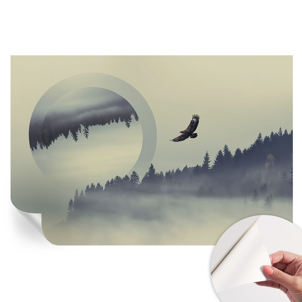 Samolepicí fotografická tapeta Lesní krajina