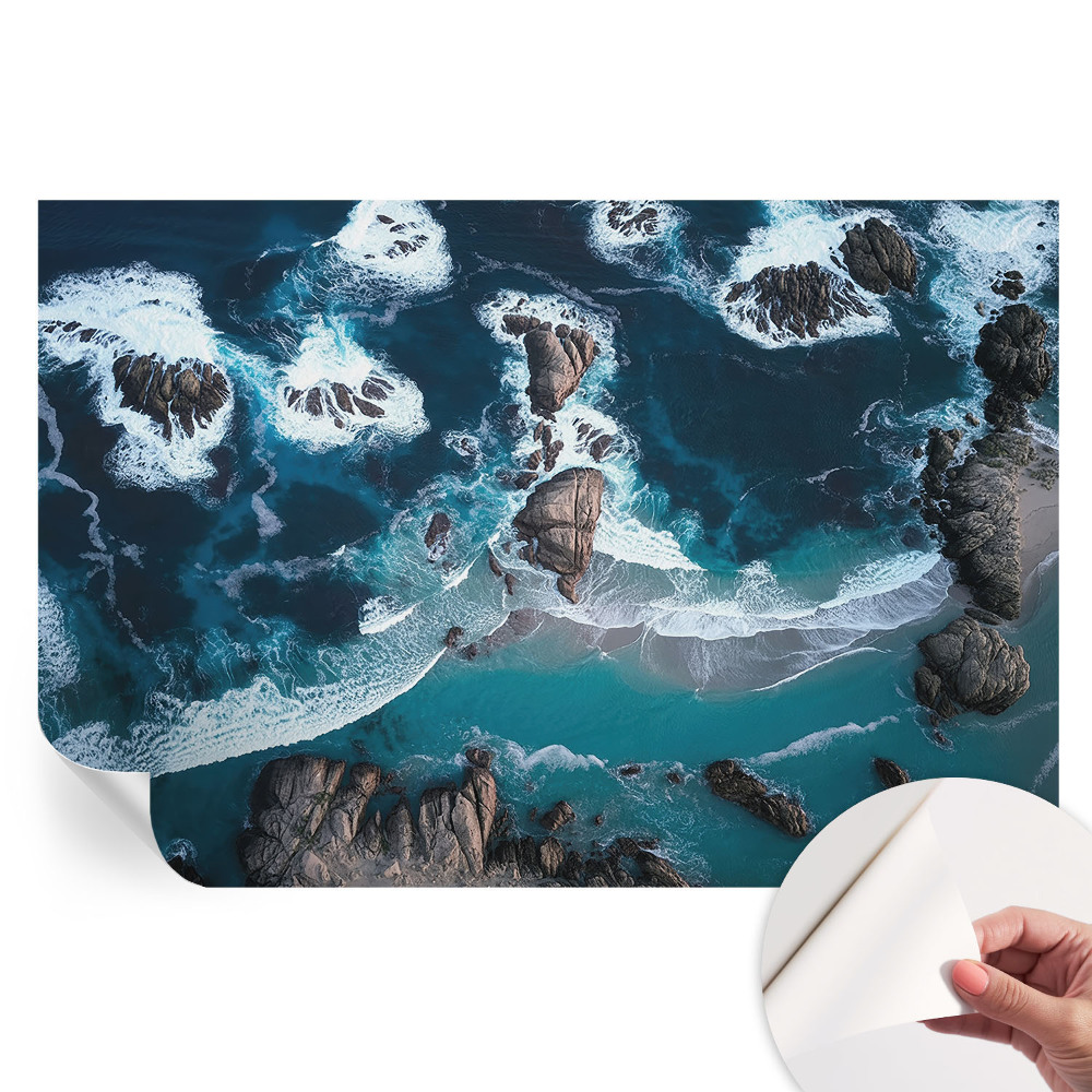 Samolepicí fototapeta do ložnice Oceánské vlny