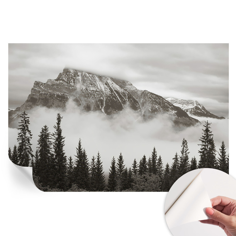 Samolepicí fototapeta do ložnice Horská krajina