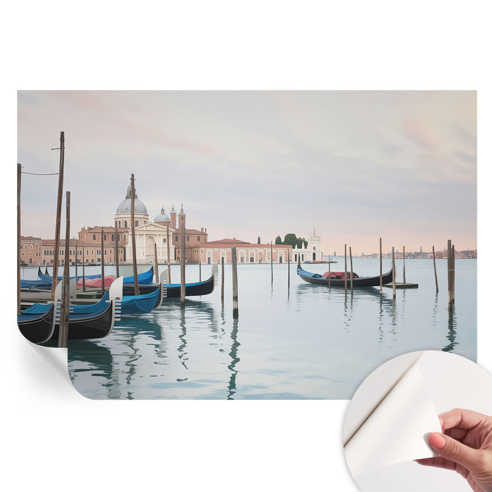 Samolepicí tapeta do obývacího pokoje Benátská scenérie