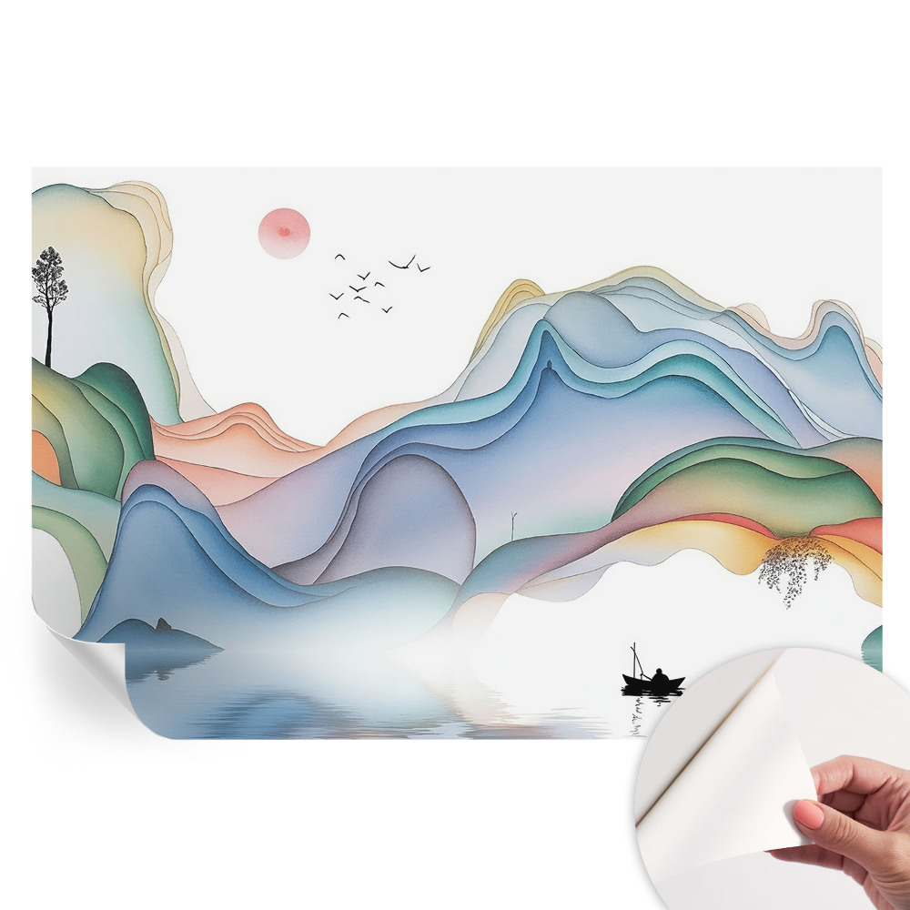 Moderní fototapeta do obývacího pokoje Krajina snů