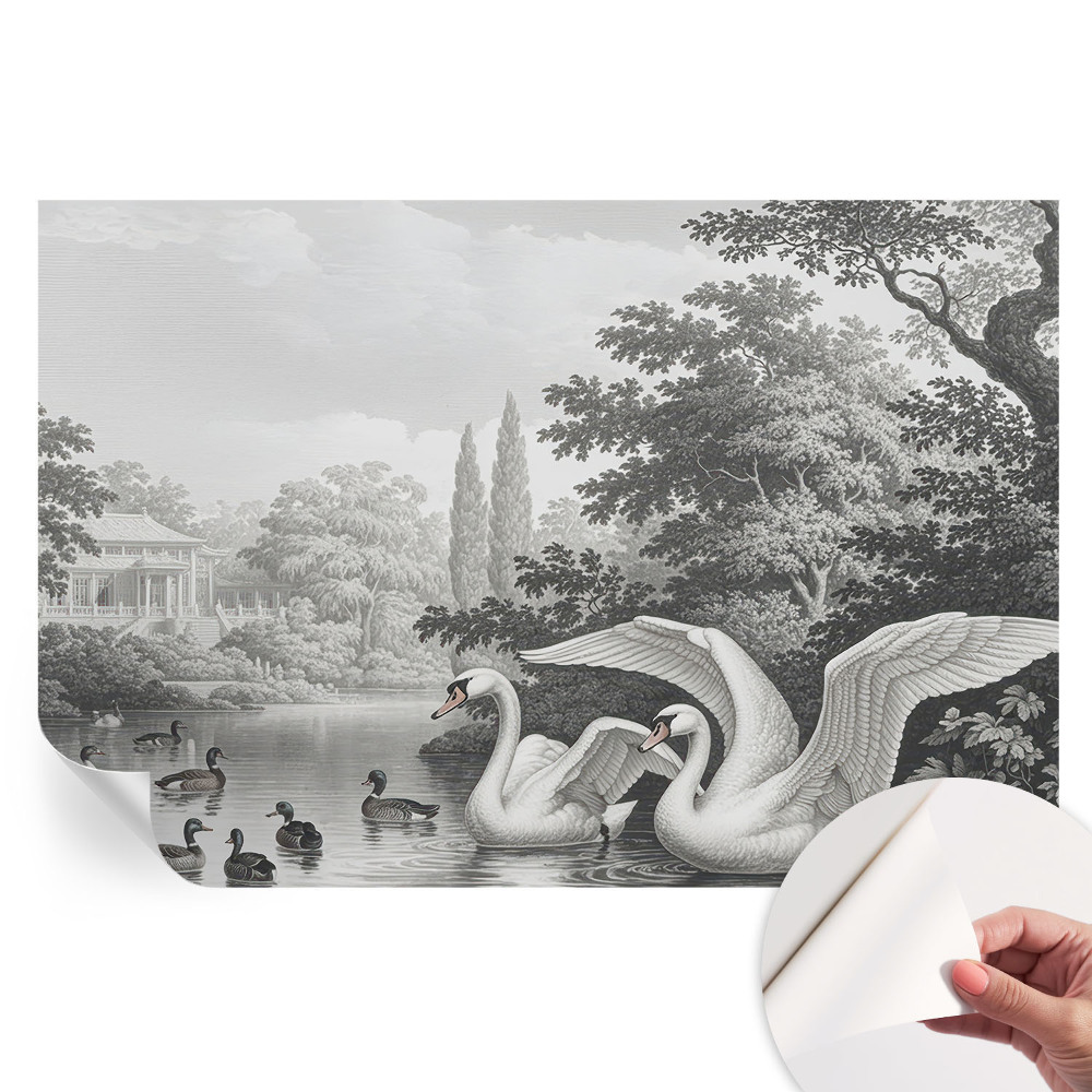 Samolepicí tapeta do obývacího pokoje Elegance přírody