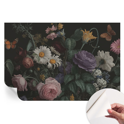 Samolepicí fototapeta na zeď Květinová elegance