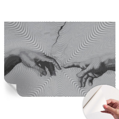 Samolepicí fototapeta Hypnotické ruce