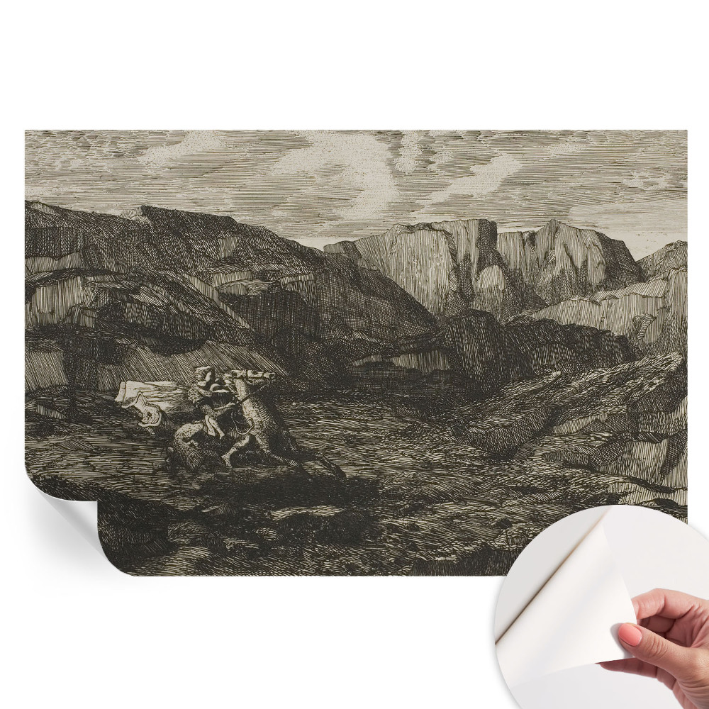 Samolepicí fotografická tapeta Horská cesta