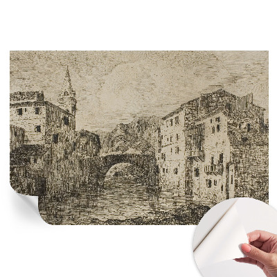 Samolepicí fototapeta na zeď Panorama města