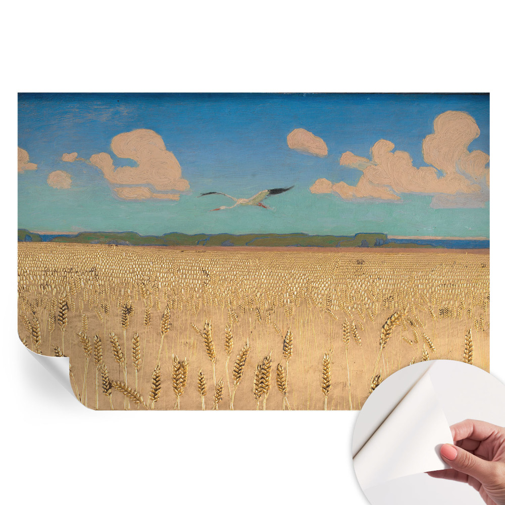 Samolepicí fotografická tapeta Pšeničné pole