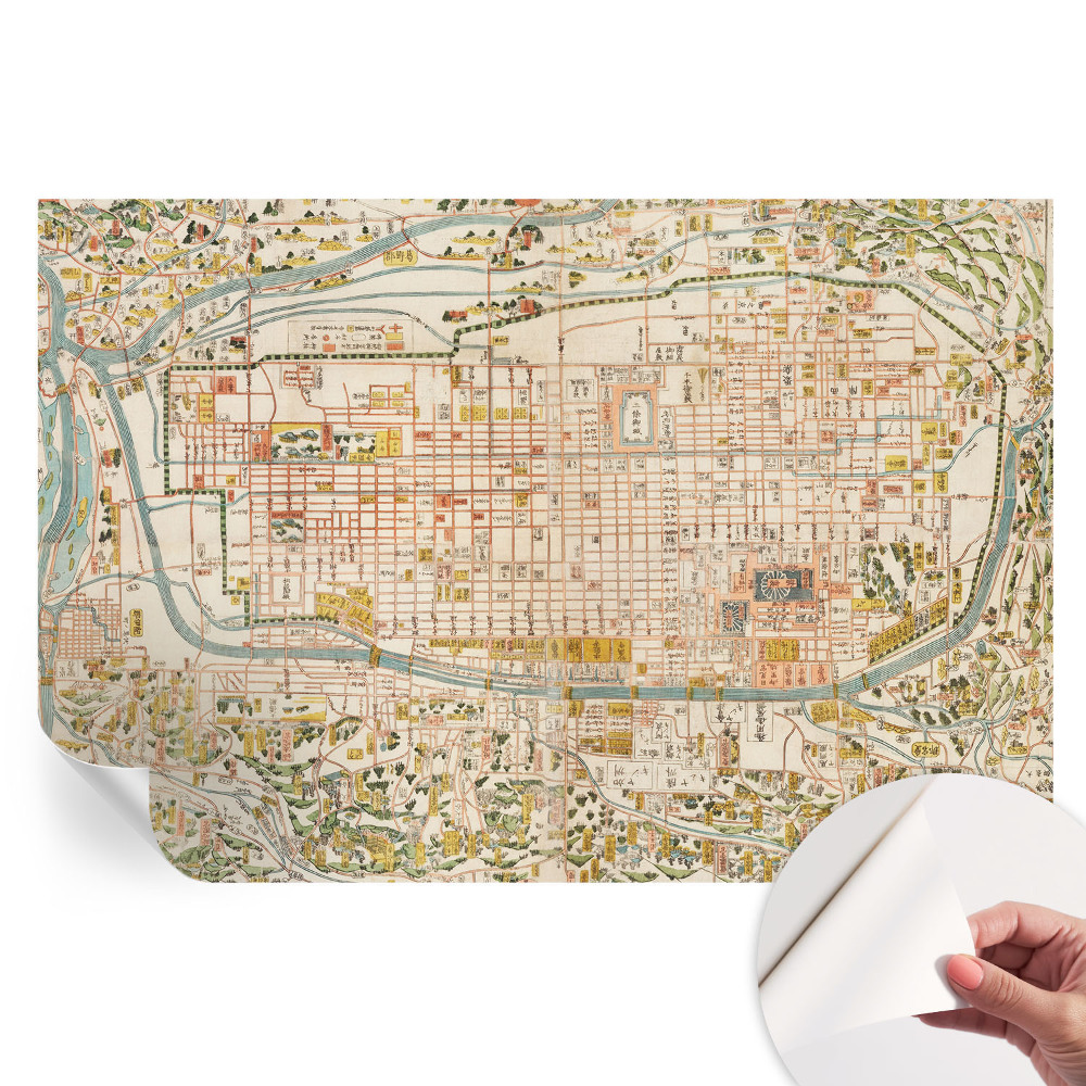 Moderní fototapeta do obývacího pokoje Starožitná mapa
