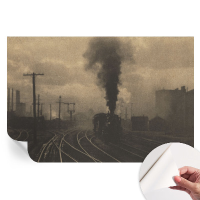 Moderní fototapeta na zeď Průmyslová krajina do obývacího pokoje