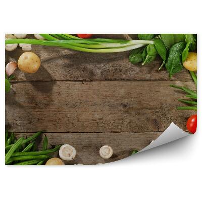 Fototapeta na zeď Kompozice zdravé potraviny barevná zelenina