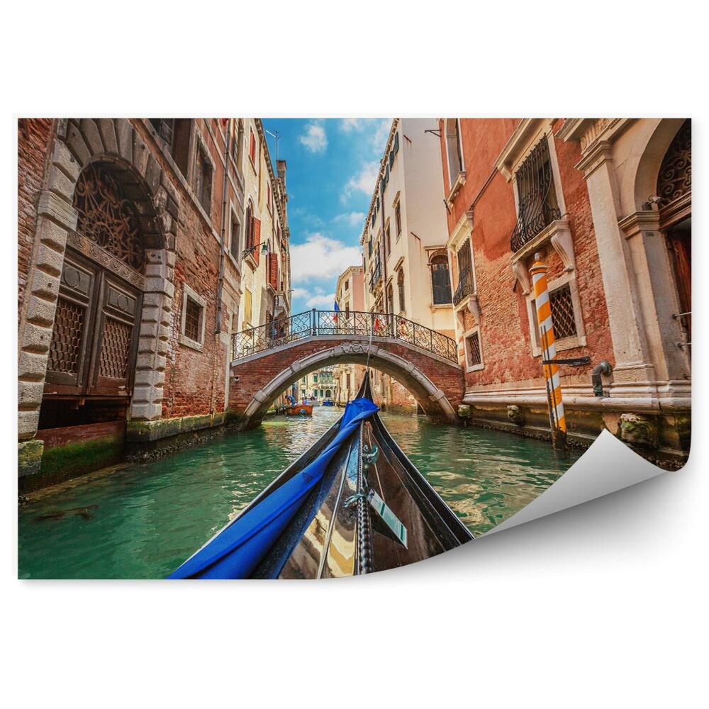 Fototapeta na zeď Canal Grande a gondoly Benátky