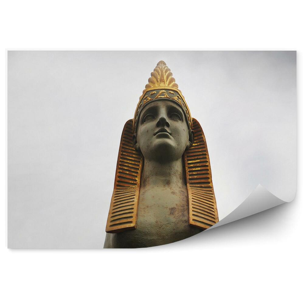 Fototapeta Staroegyptská socha sfingy zlaté prvky