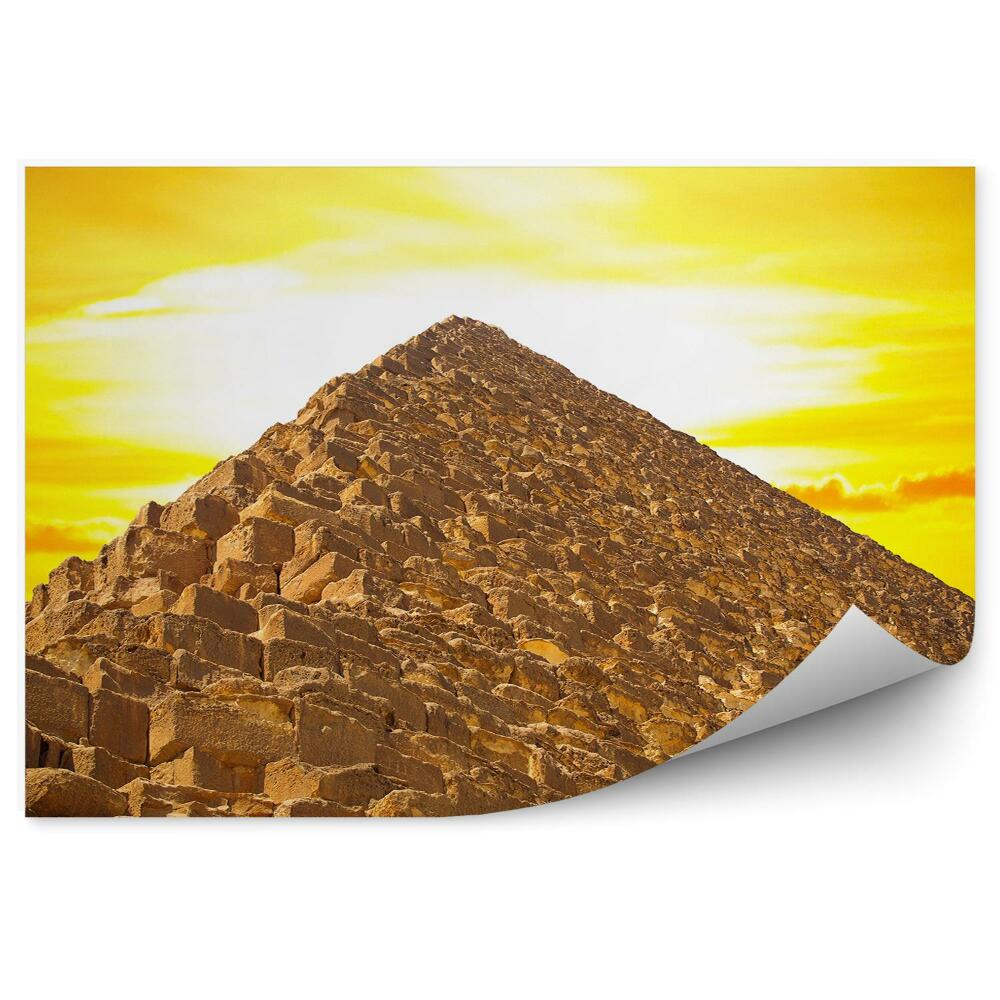 Fototapeta Kameny pyramid zblízka sluneční svit