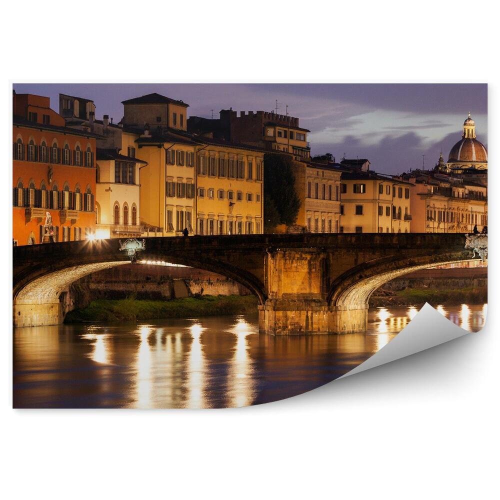 Fototapeta na zeď Oltrarno Spirito Florencie stromy Florencie Itálie