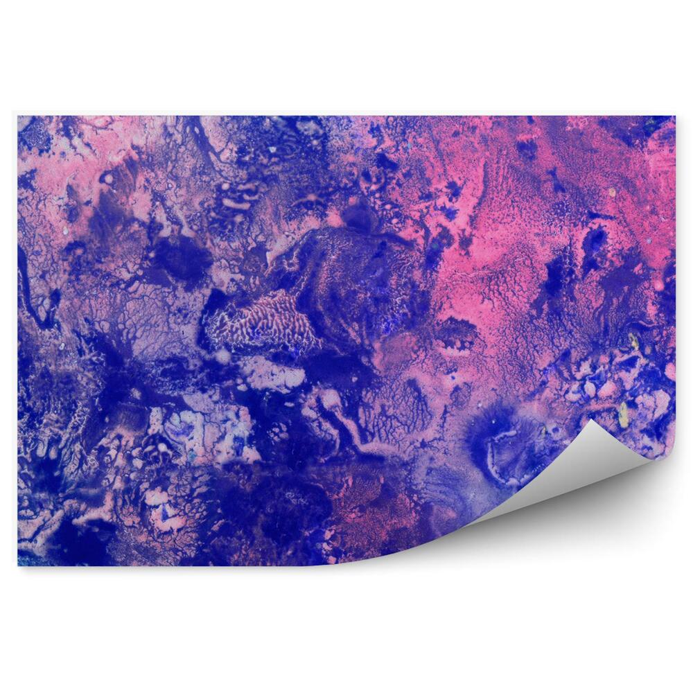 Fototapeta na zeď Růžová modrá textura vzor abstraktní tvary