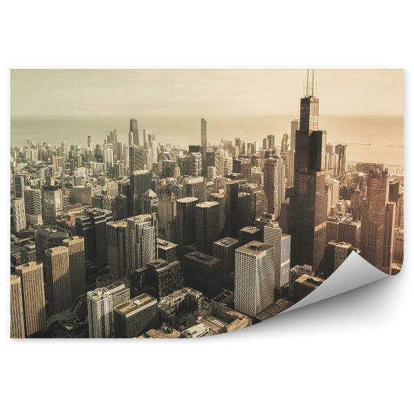 Fototapeta na zeď Mrakodrapy oceán nebe Chicago