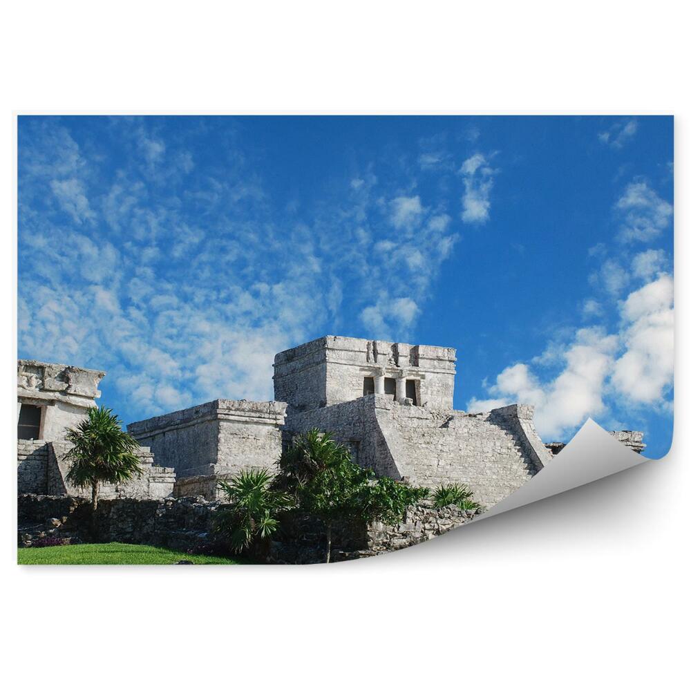 Samolepící fototapeta Mexická zřícenina památka Tulum
