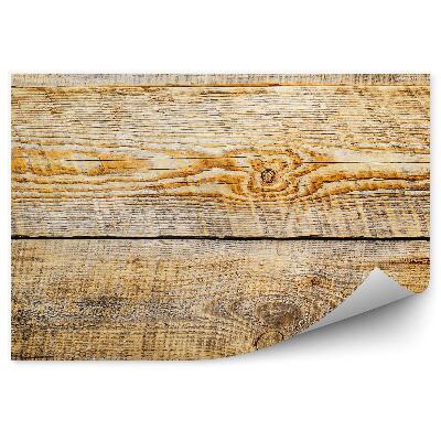 Samolepící fototapeta Dřevěná prkna s viditelnými drážkami