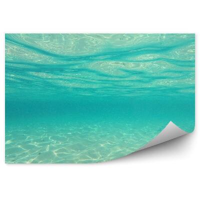 Fototapeta Sedící žena skály pohled na moře