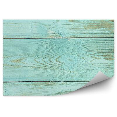 Fototapeta na zeď Opotřebovaná modrá prkna