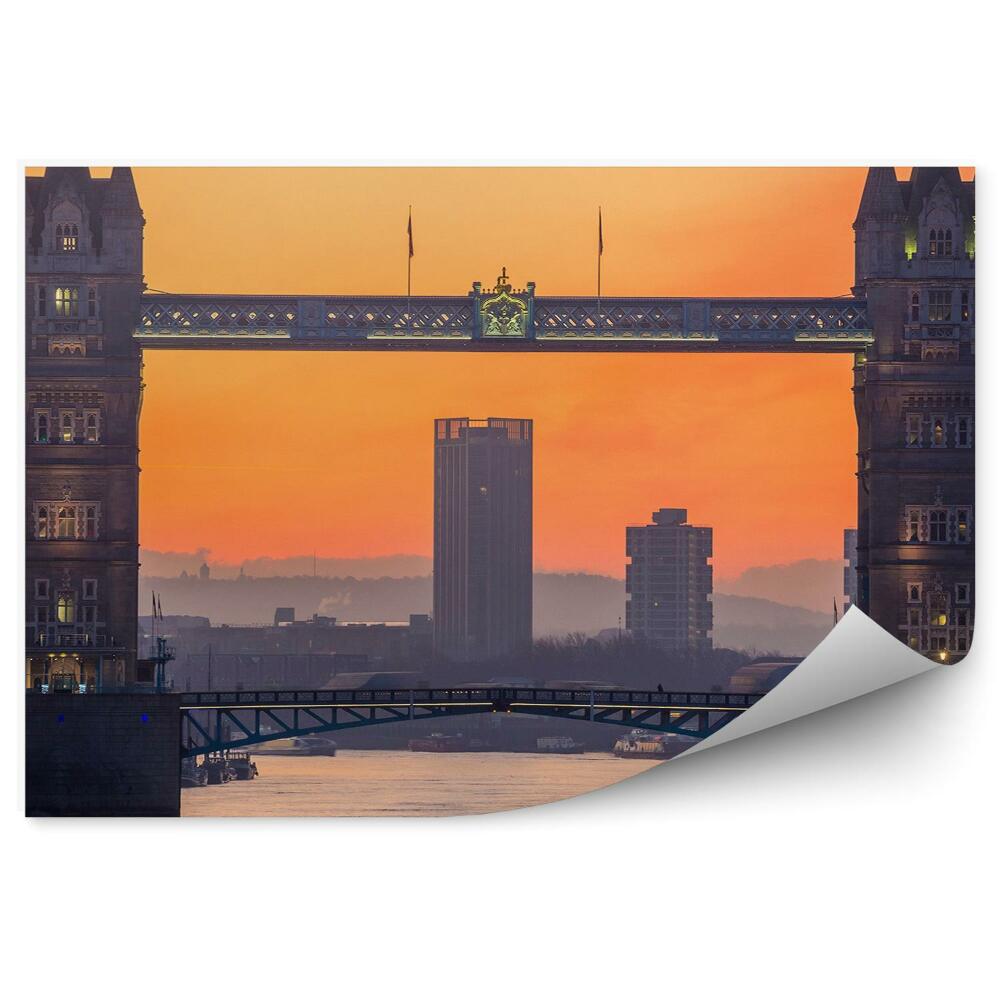 Fototapeta Londýn Anglie Tower Bridge město východ slunce