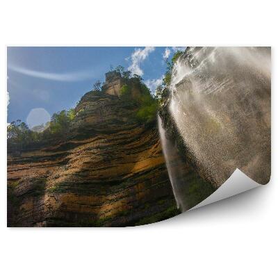 Fototapeta Modré hory vodopád Austrálie skály