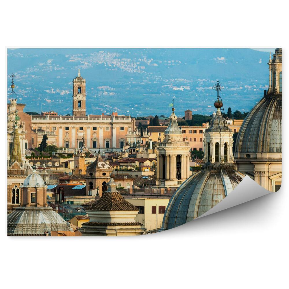 Fototapeta Pohled na historické centrum Říma Itálie