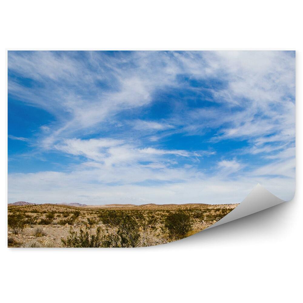 Samolepící fototapeta Nevada poušť hory pláž nebe