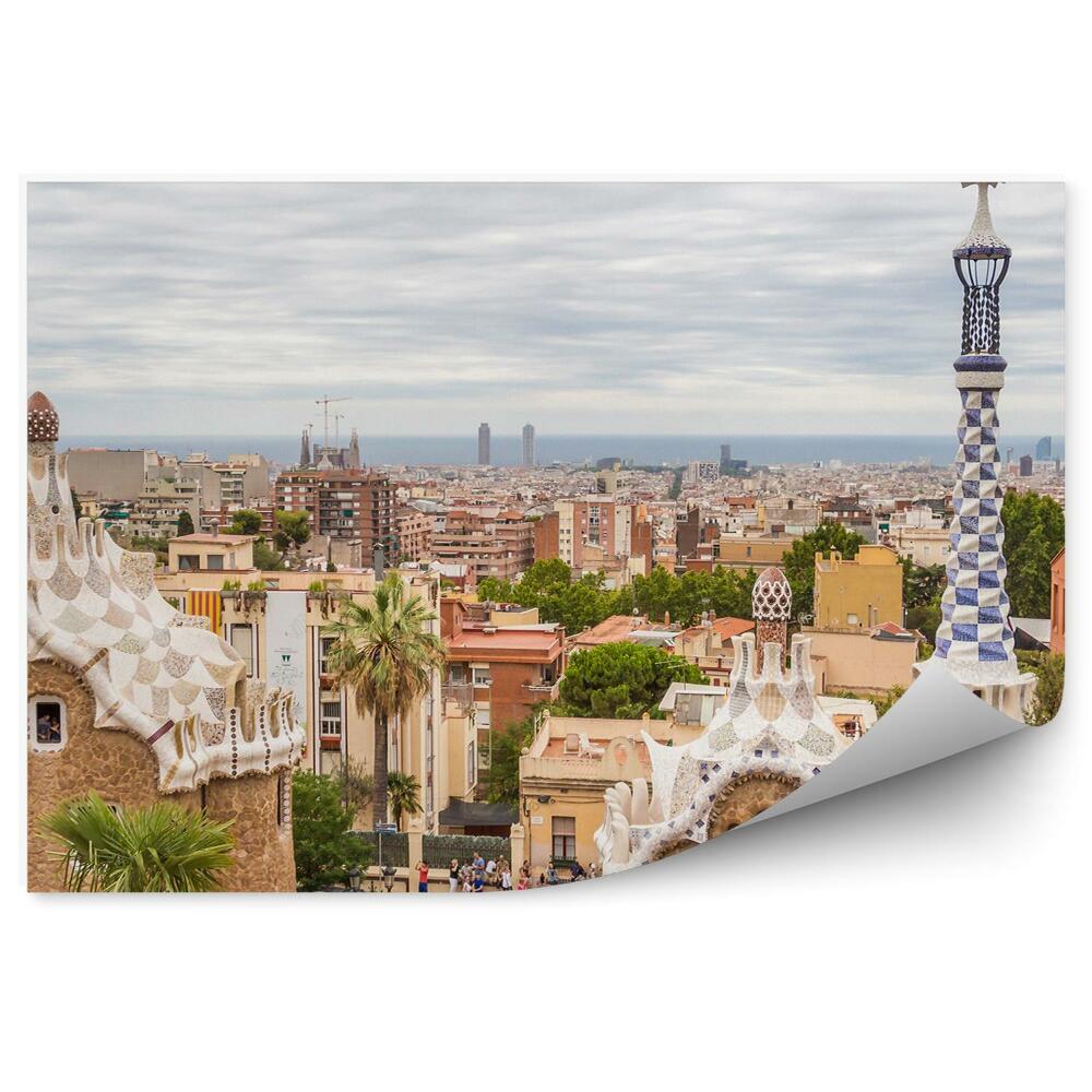 Samolepící tapeta Park Guell Barcelona Španělsko